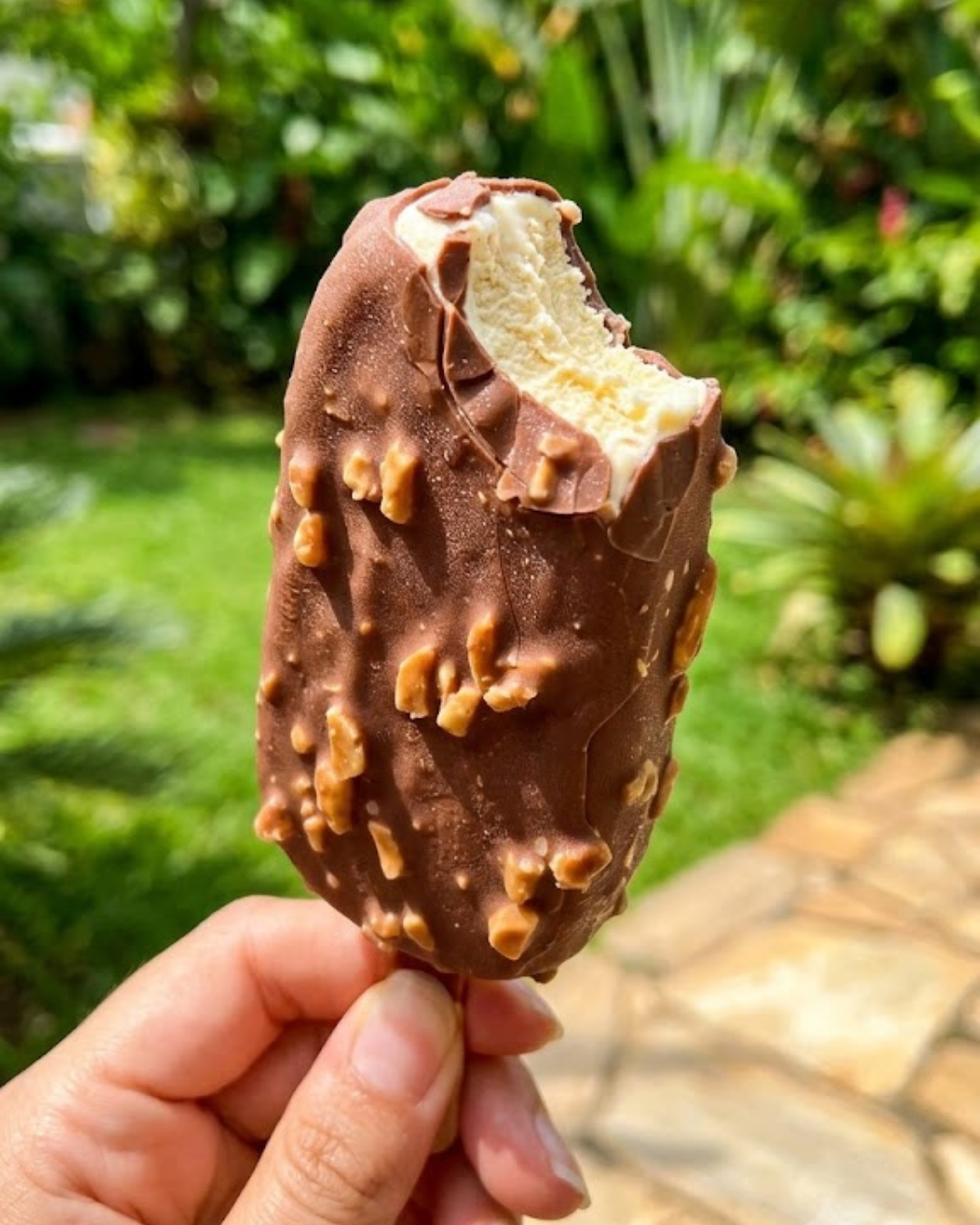 Glace maison, résultat crémeux