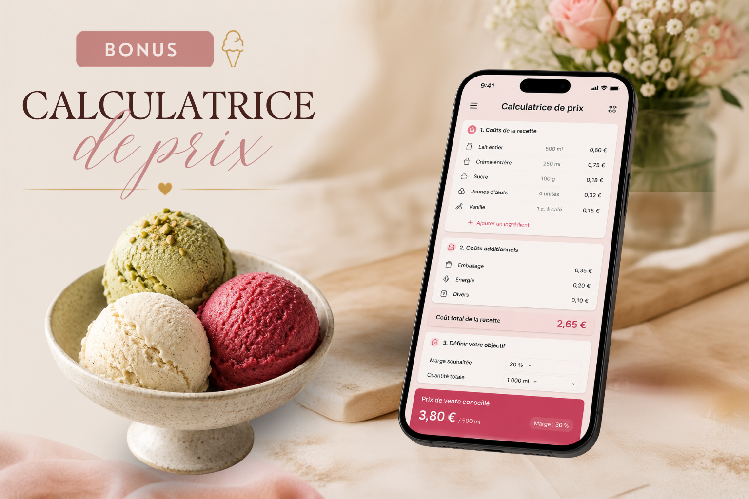 Calculatrice de prix