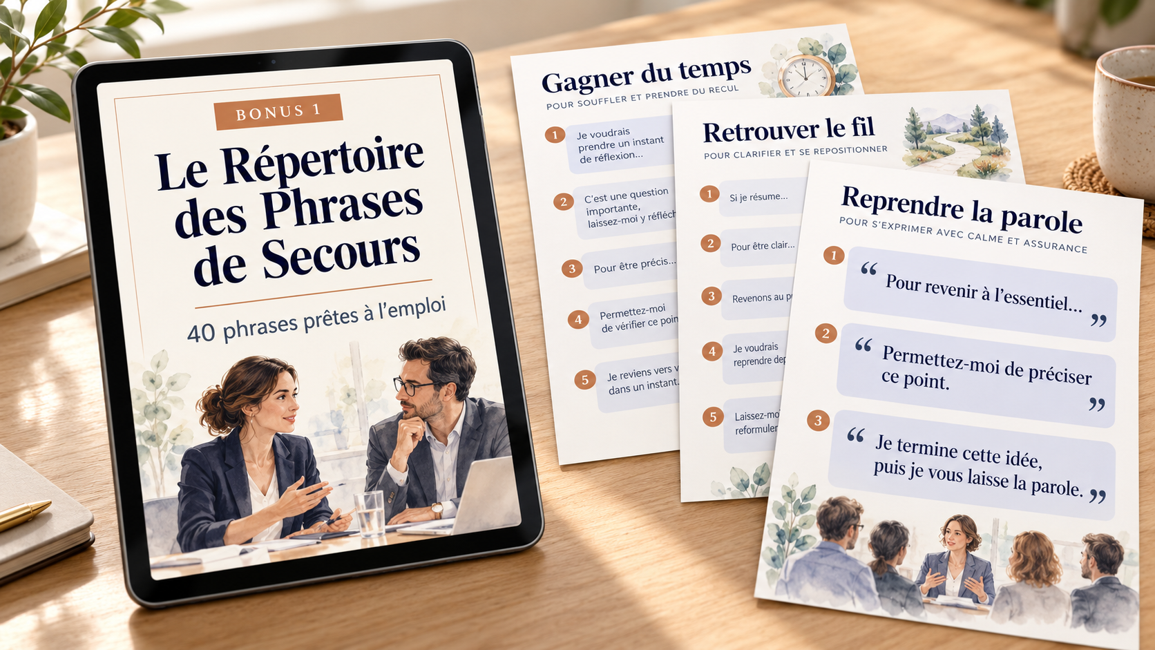 Bonus 1 — Le Répertoire des Phrases de Secours