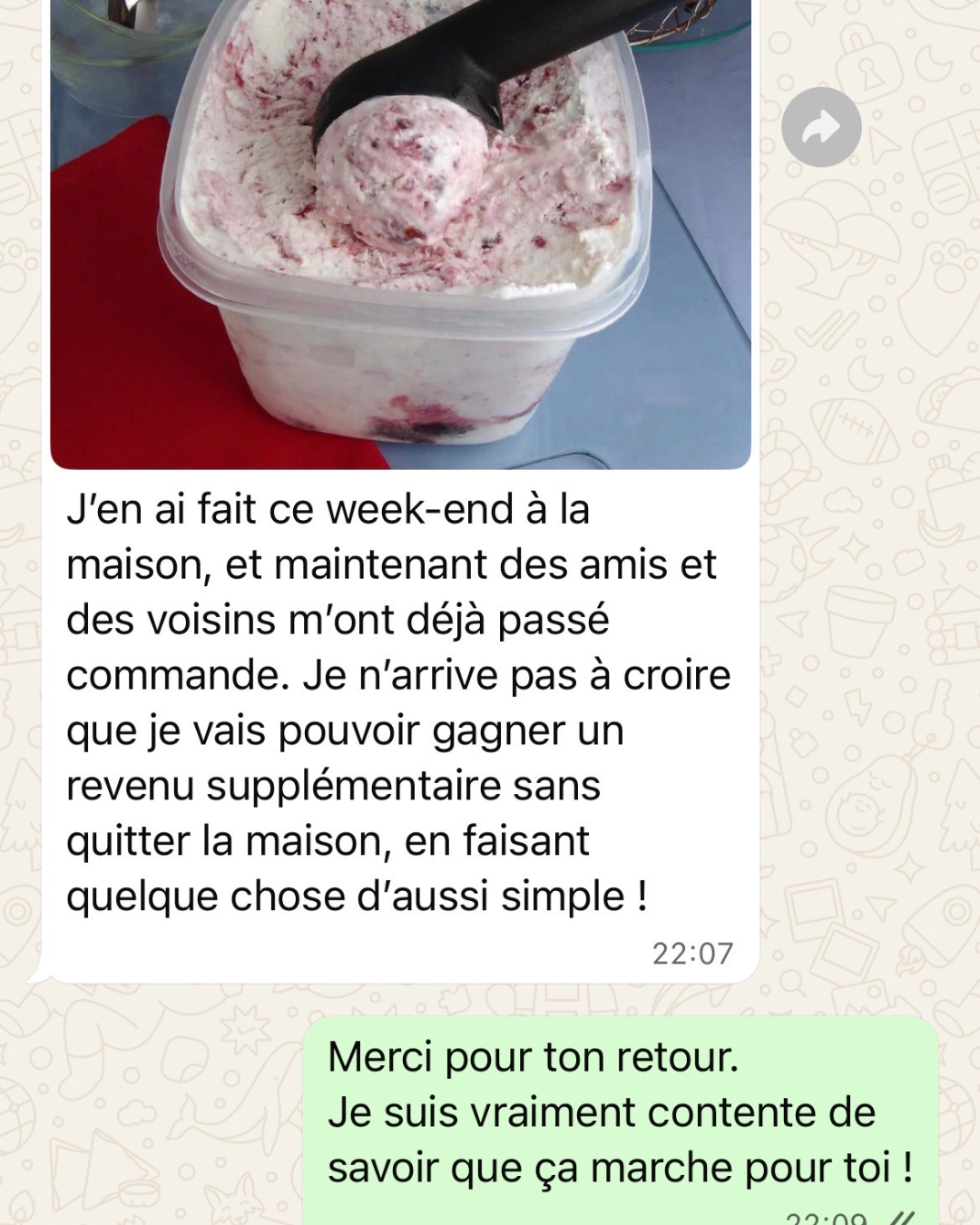 Témoignage cliente