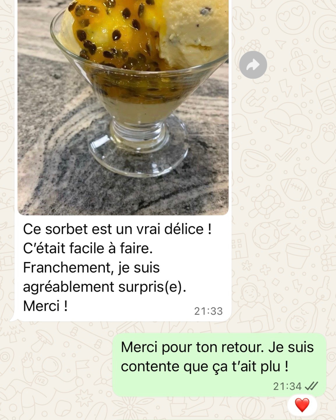 Témoignage cliente