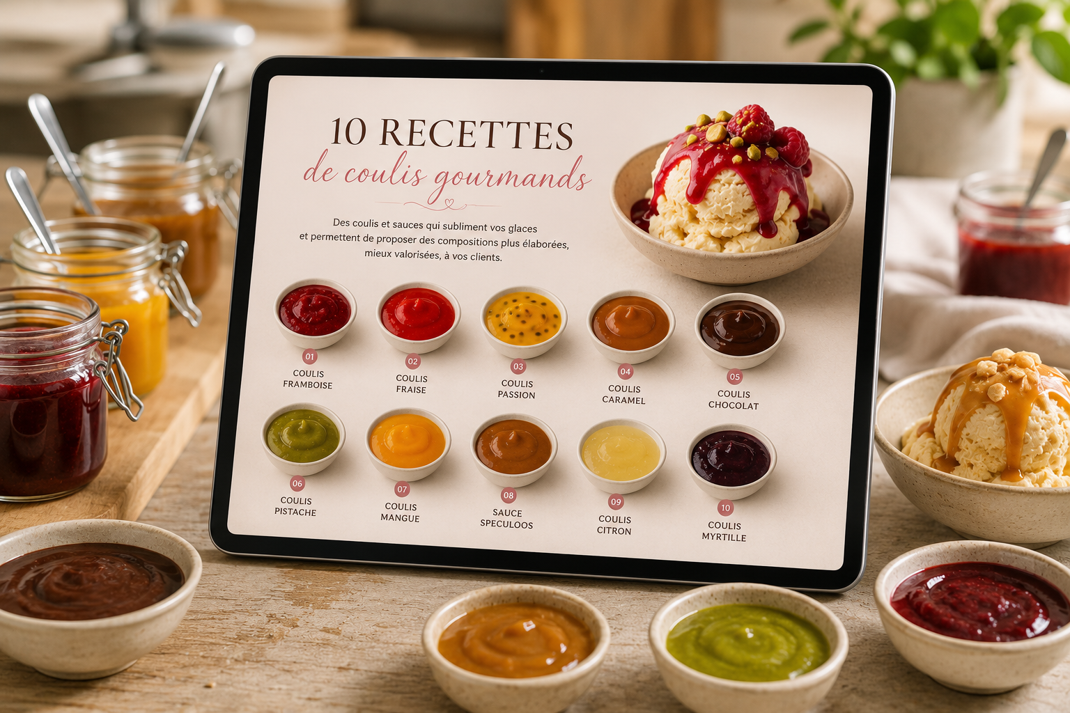 10 recettes de coulis gourmands